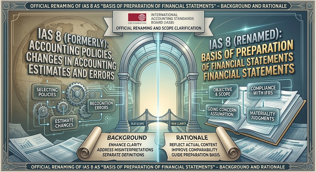 Official Renaming of IAS 8 as ‘Basis of Preparation of Financial Statements’ – Background and Rationale f923f8ce 8824 444b 9bd4 054381ee77ce